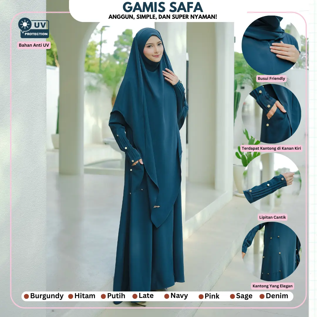 Detail Gamis Safa