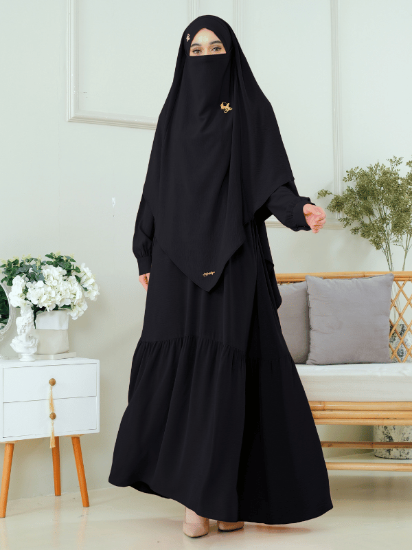 Detail Gamis Rizkiya