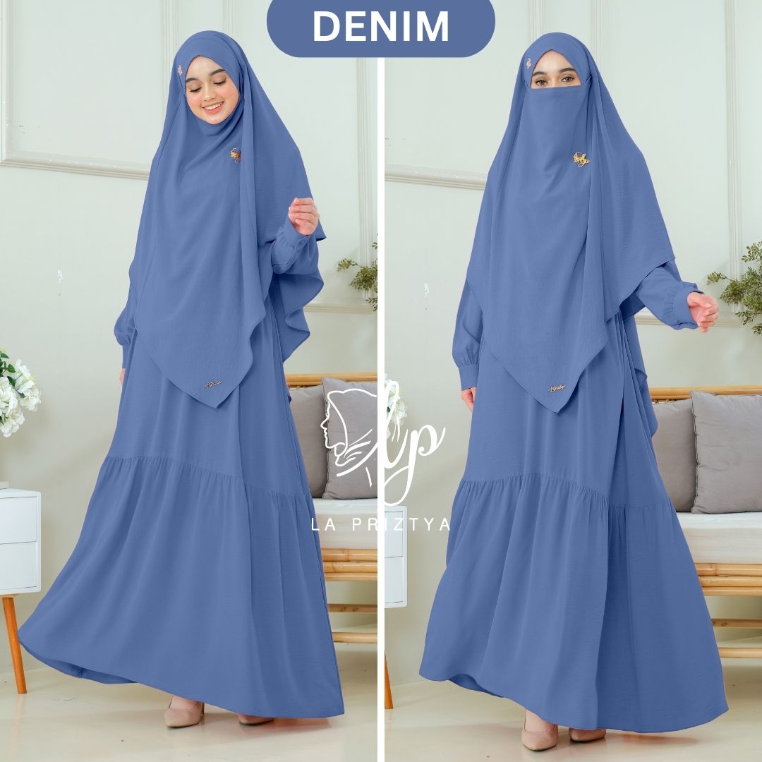 Detail Gamis Rizkiya