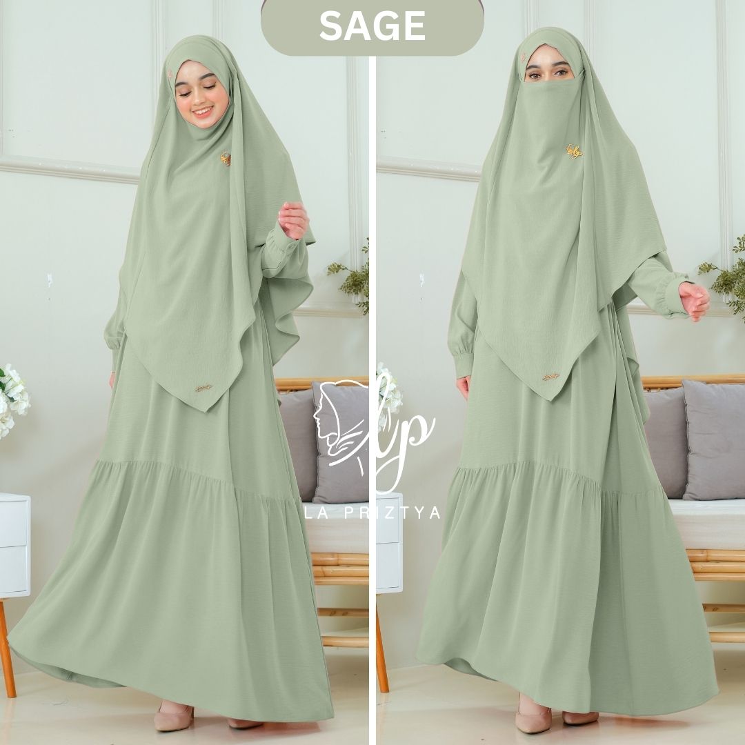 Detail Gamis Rizkiya